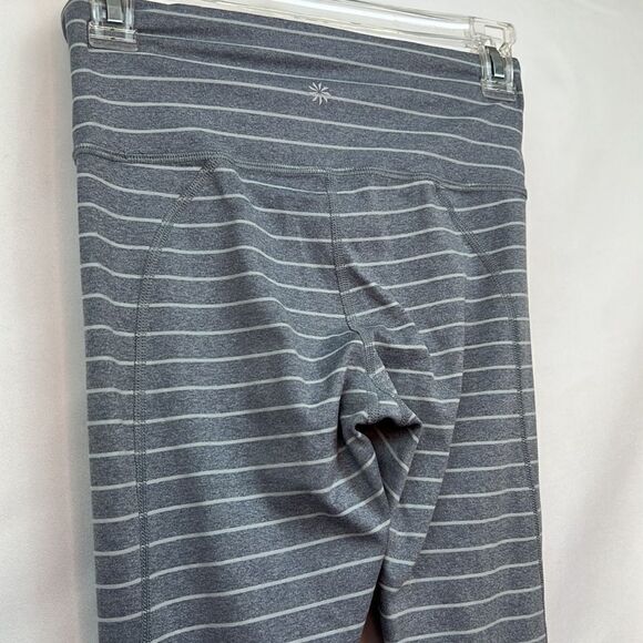 Athleta Gray striped leggings size XS EUC - Picture 8 of 13